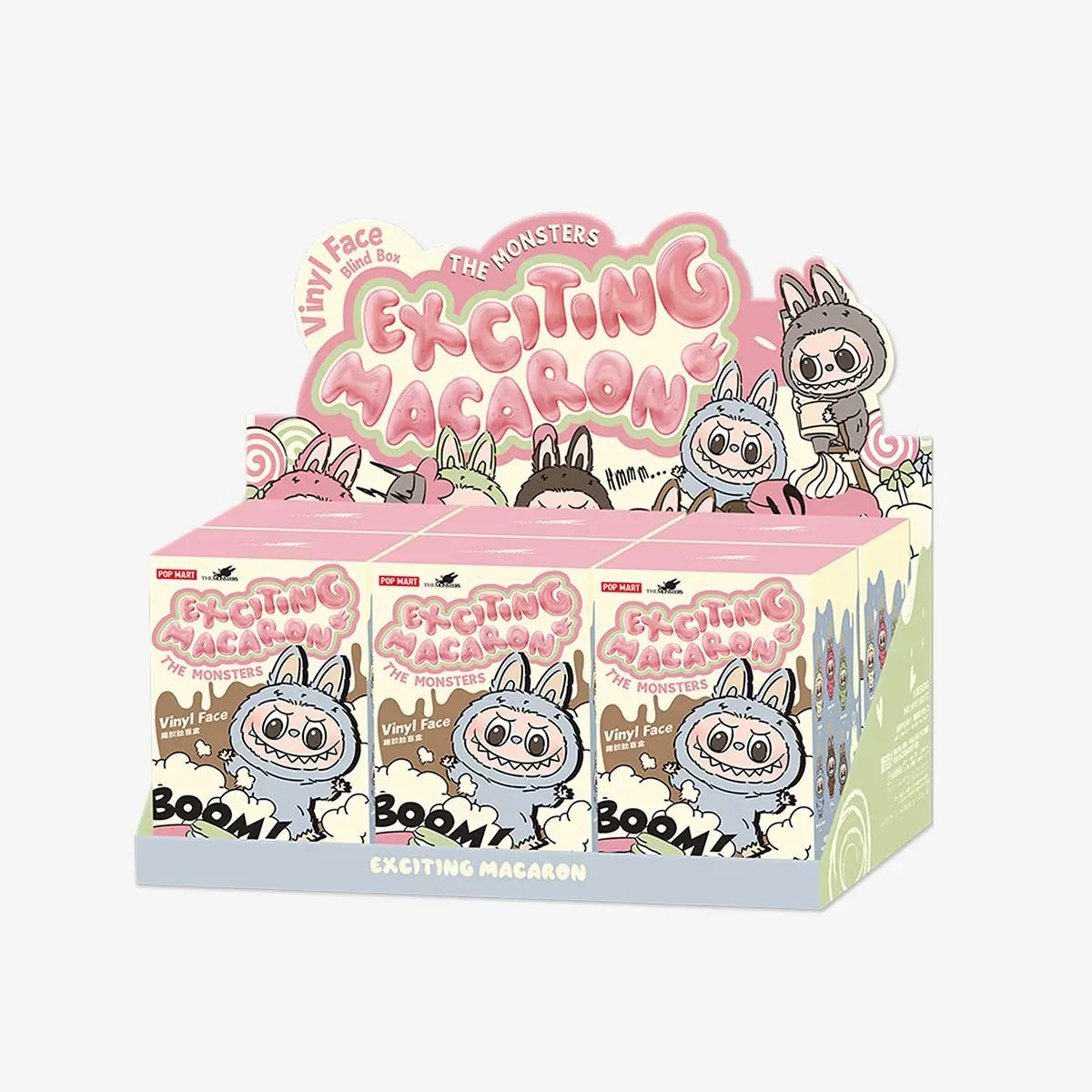 exciting macarons labubu blind box